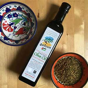 Zatoun Palestinian Extra Virgin Olive Oil  - 750mL - 6 bottles